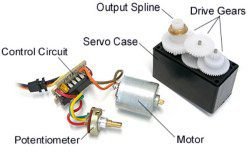 Componentes do servomotor