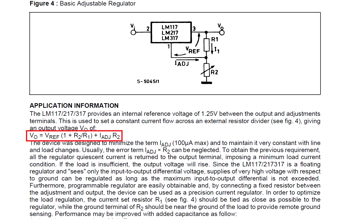 Formula regulation