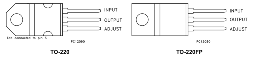 pin LM317T