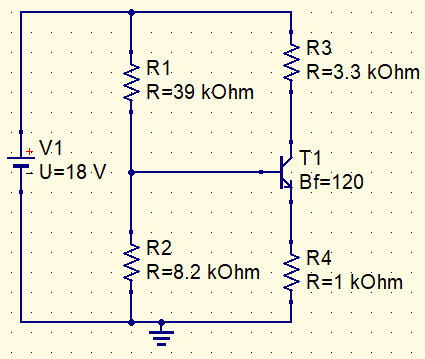 Exemplo de circuito DT