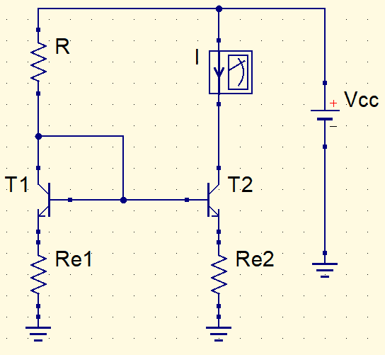 current mirror source