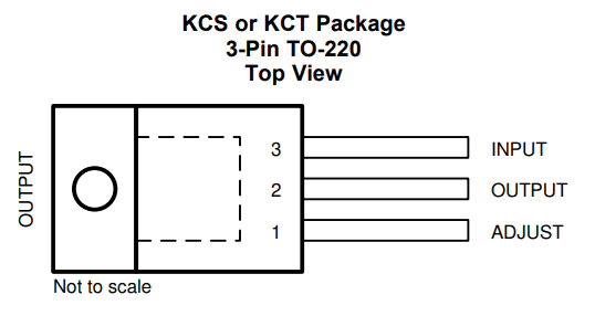 LM317T terminals