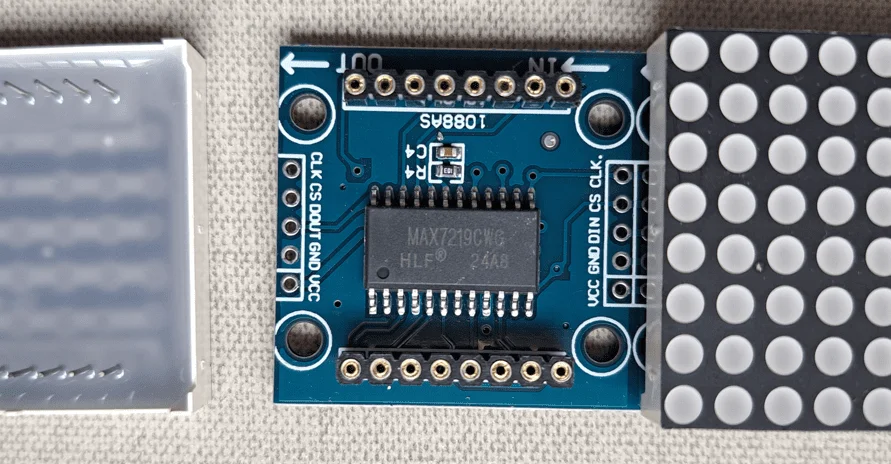 Led Array Display Control 4 LED arrays module with MAX7219 - Electrical e-Library